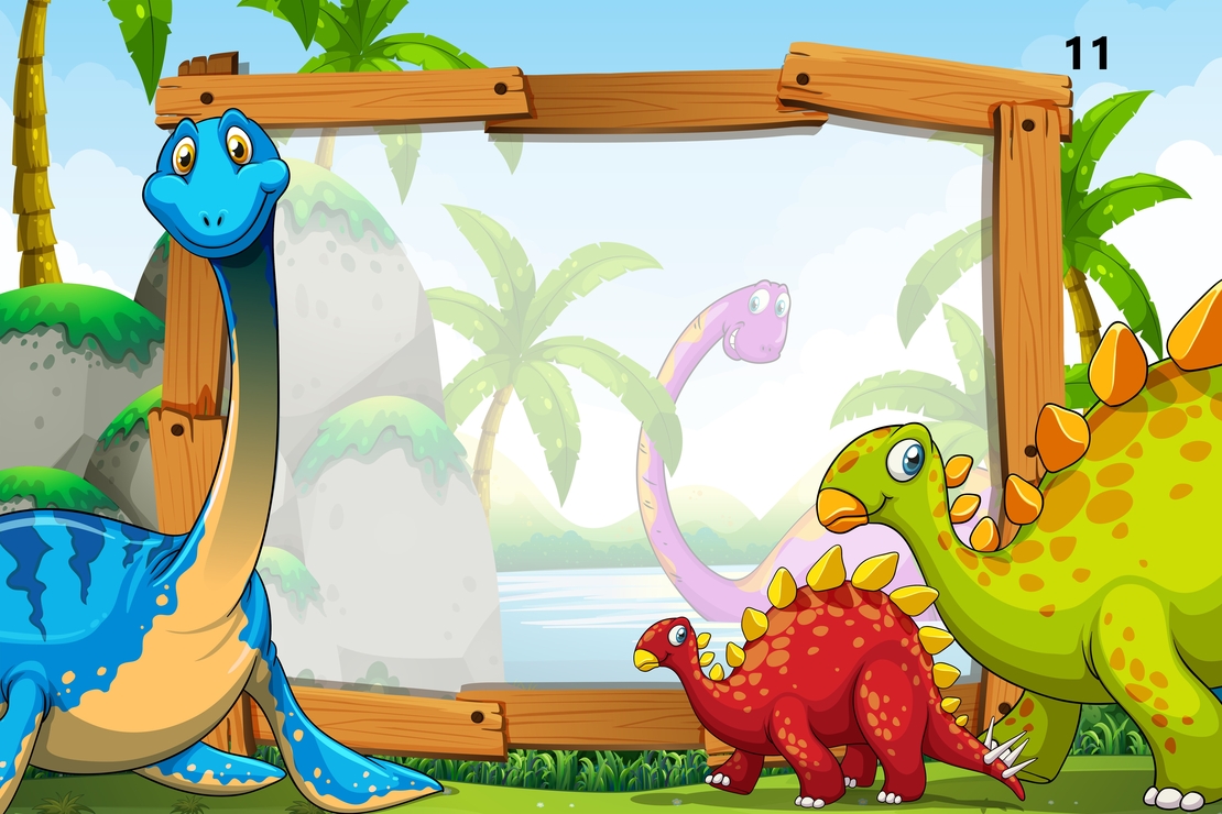 Картонена торта Динозавърчета 2