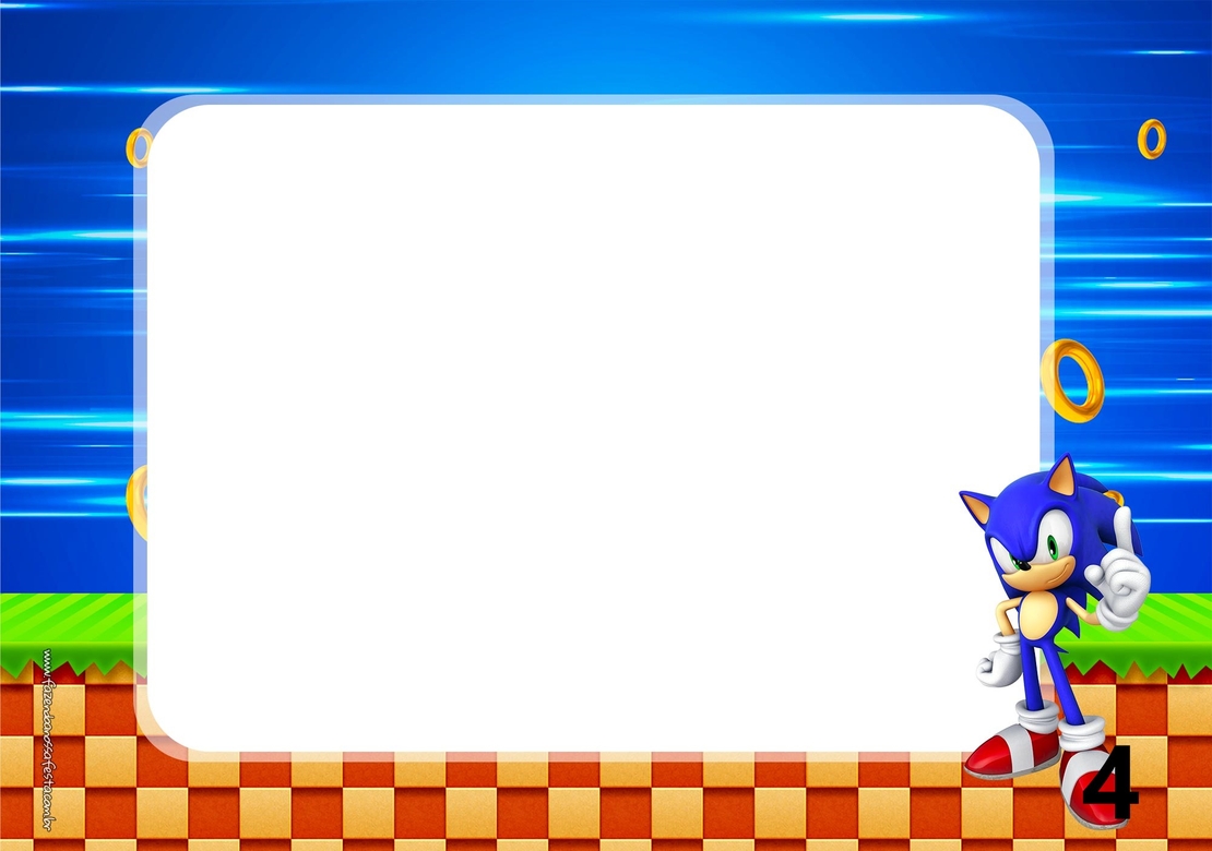 Картонена торта  СОНИК 3 / Sonic 3