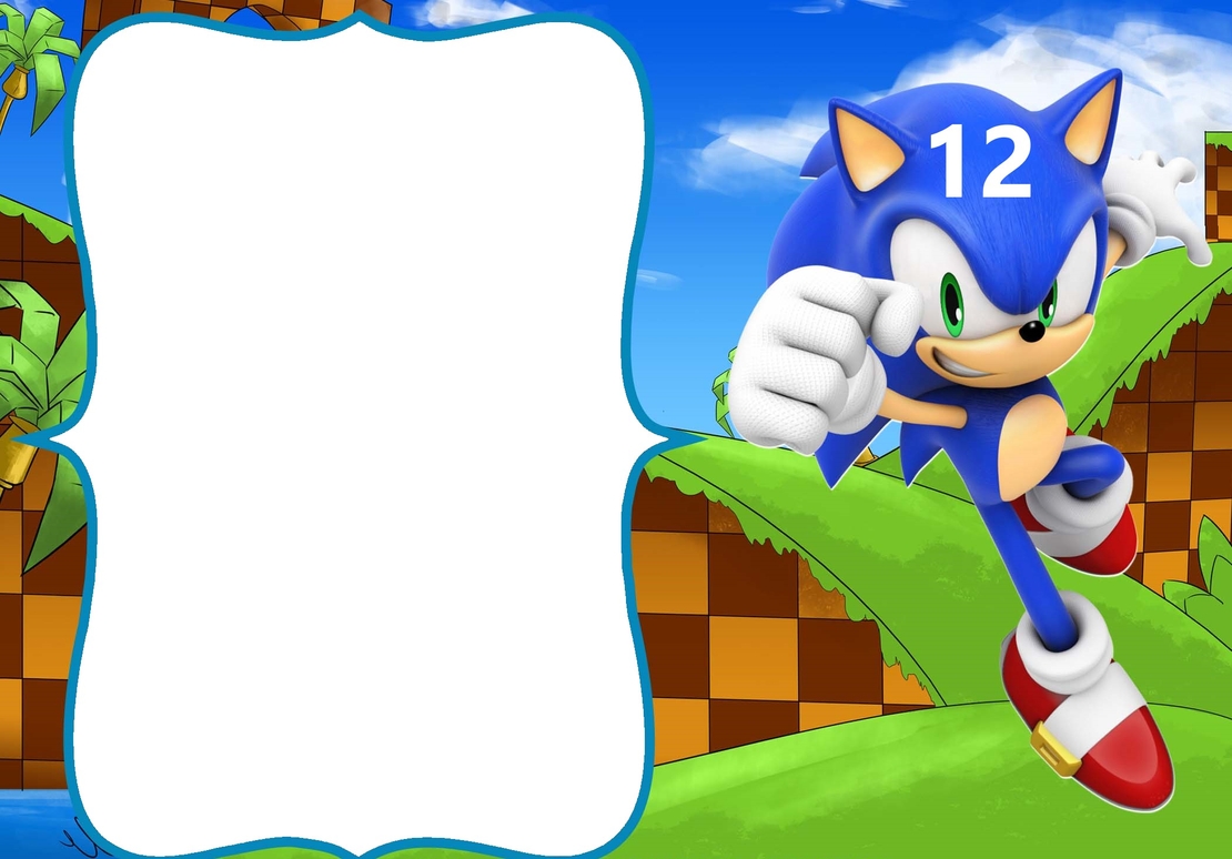 Картонена торта  СОНИК 3 / Sonic 3