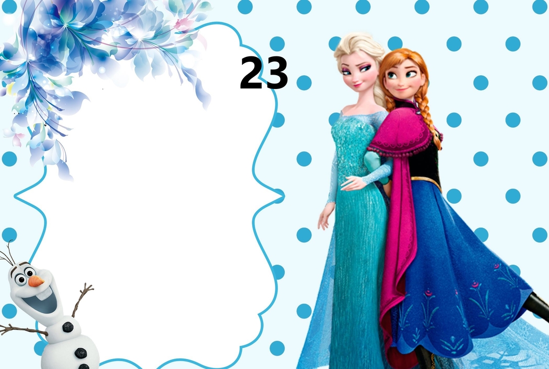 Картонена торта Замръзналото кралство 18 / FROZEN 18