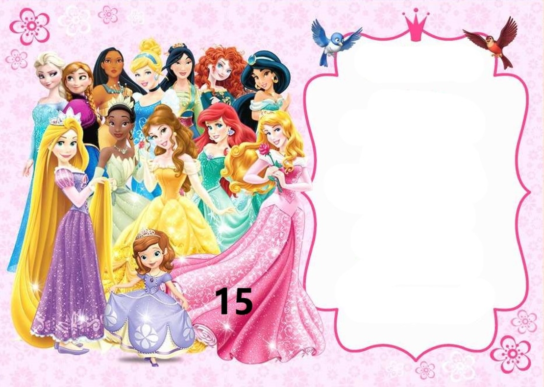 Торта от книжки и моливи ДИСНИ ПРИНЦЕСИ 15  / Disney Princess