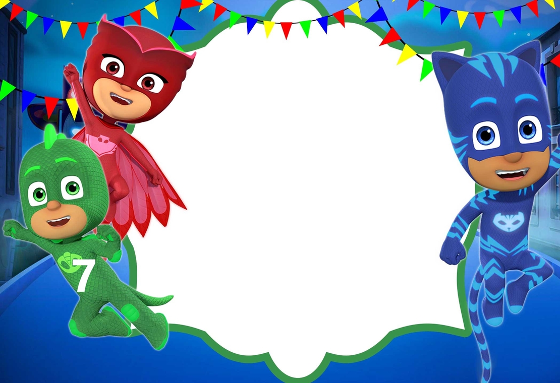 Картонена торта  ПИ ДЖИ МАСК 8 / PJ Masks 8