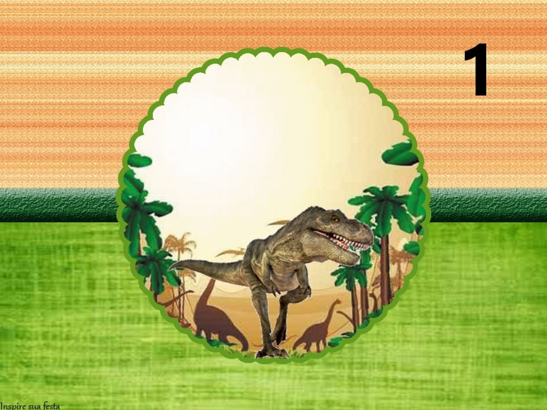 Картонена торта Динозаври Джурасик Парк 1