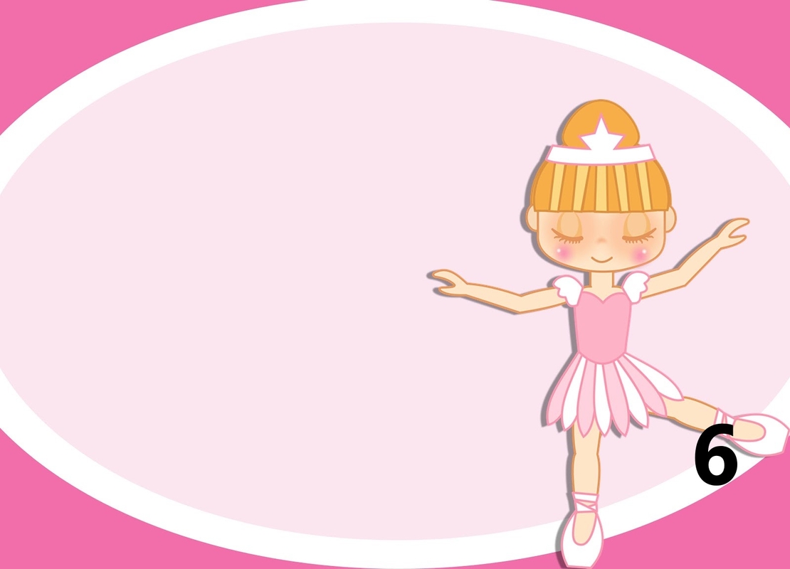 Картонена торта Балерини 5