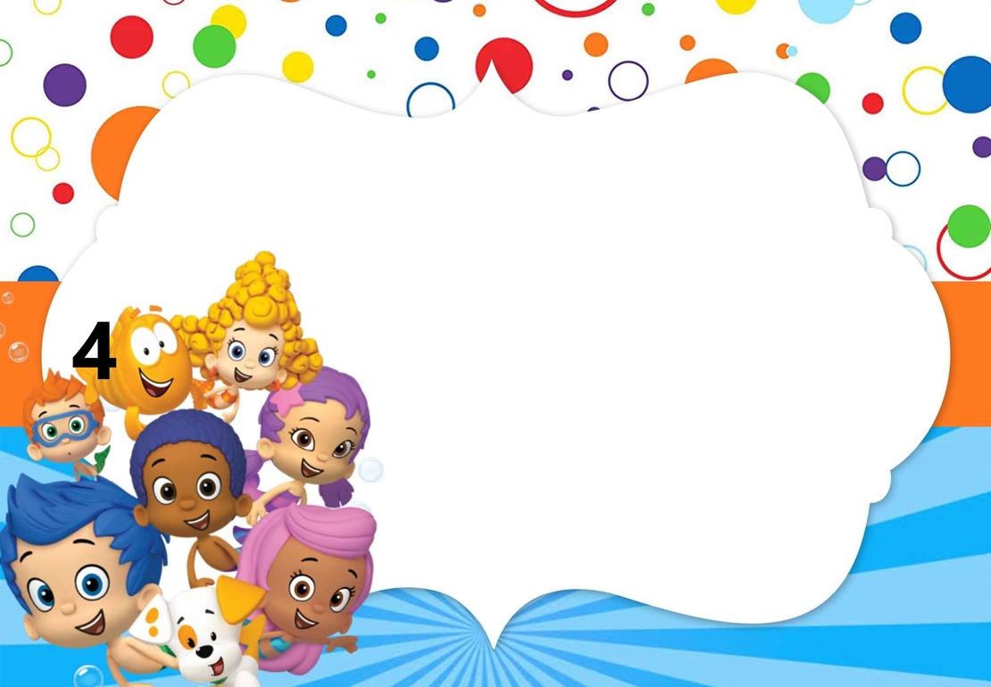 Картонена торта  РИБКИ ГУПИ  3/ Bubble Guppies 3
