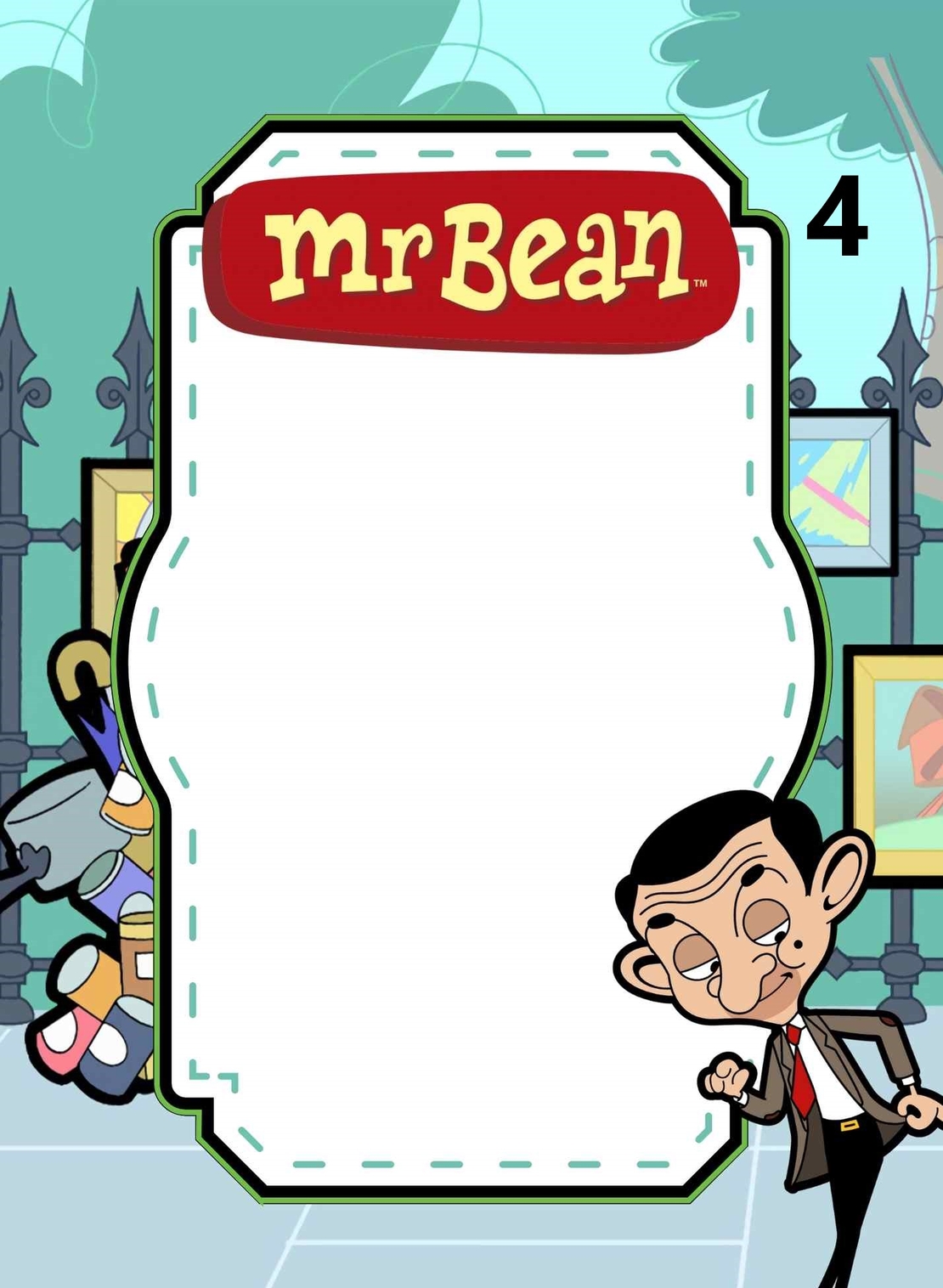 Картонена торта Мистър Бийн  1 / Mr.Bean 1