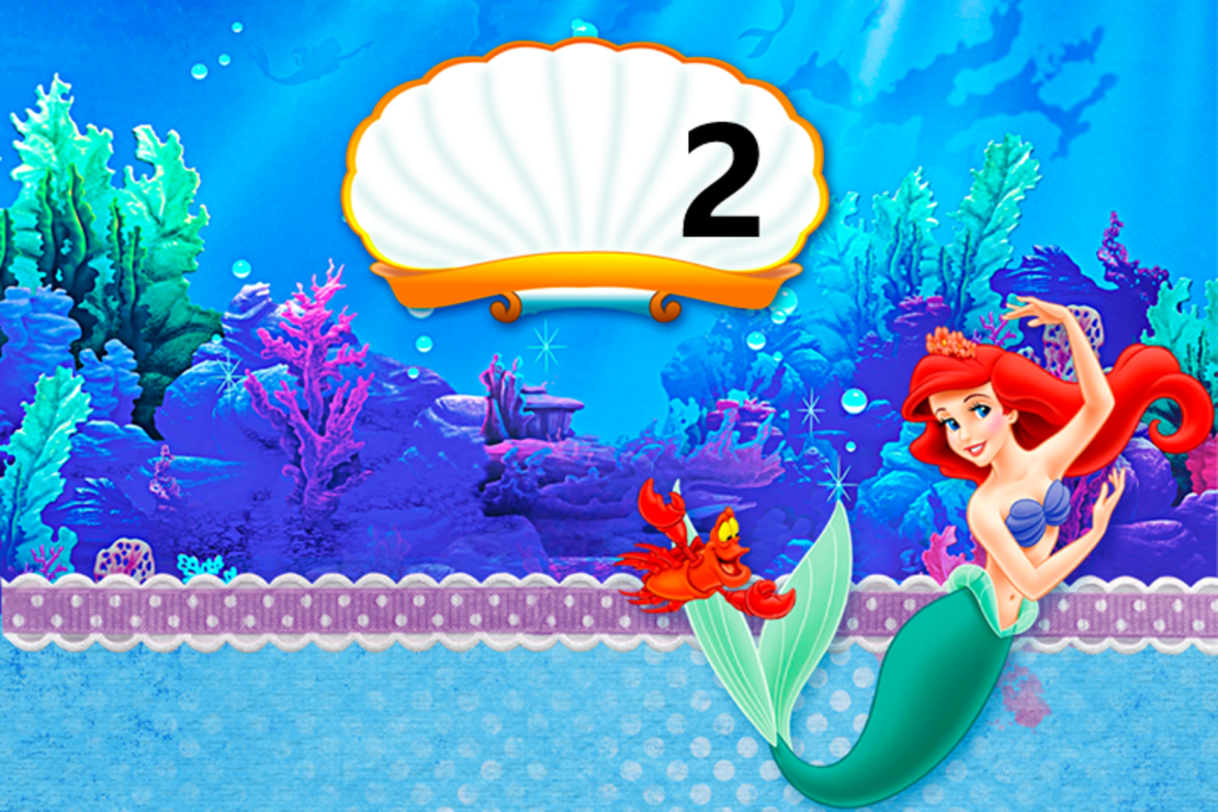 Картонена торта РУСАЛКАТА АРИЕЛ  15 / The Little Marmaid 15