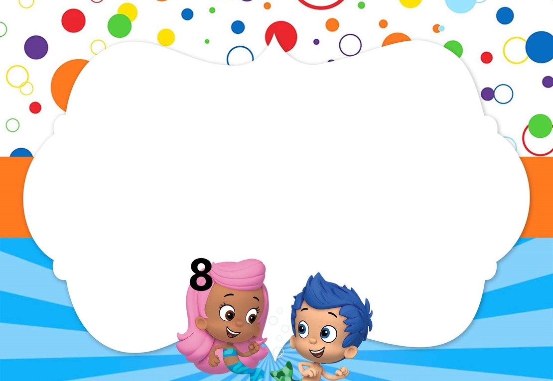 Картонена торта  РИБКИ ГУПИ  3/ Bubble Guppies 3