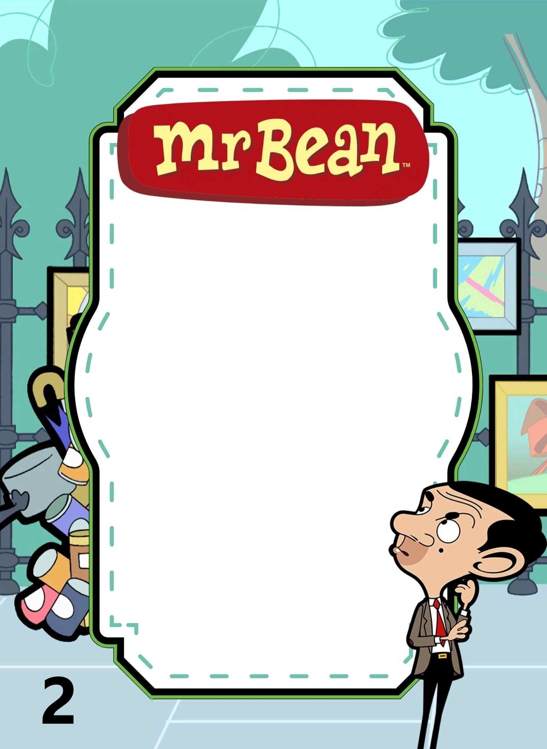 Картонена торта Мистър Бийн  1 / Mr.Bean 1