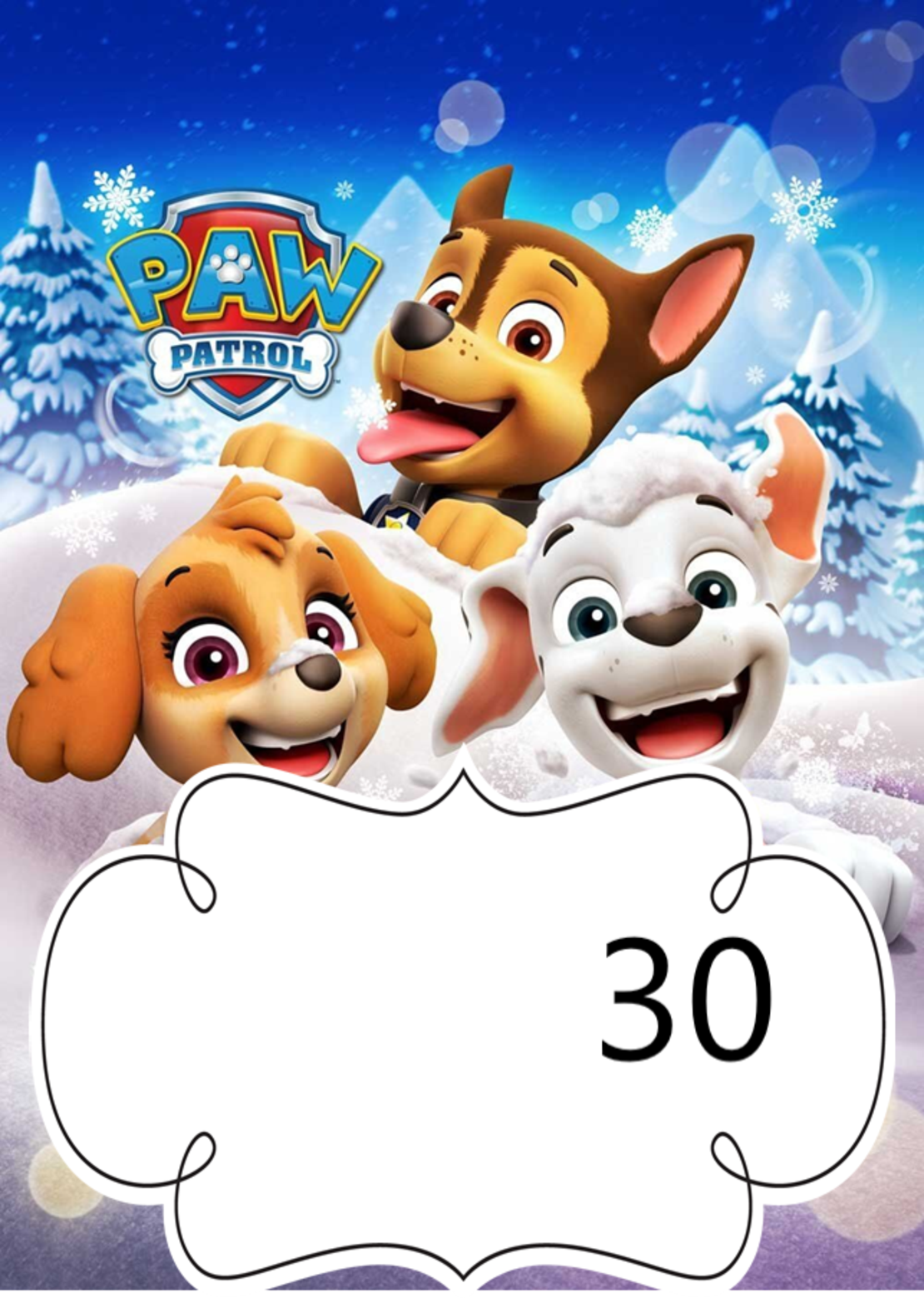 Картонена торта ПЕС ПАТРУЛ 8 / Кучешки патрул 8 / Paw Patrol 8