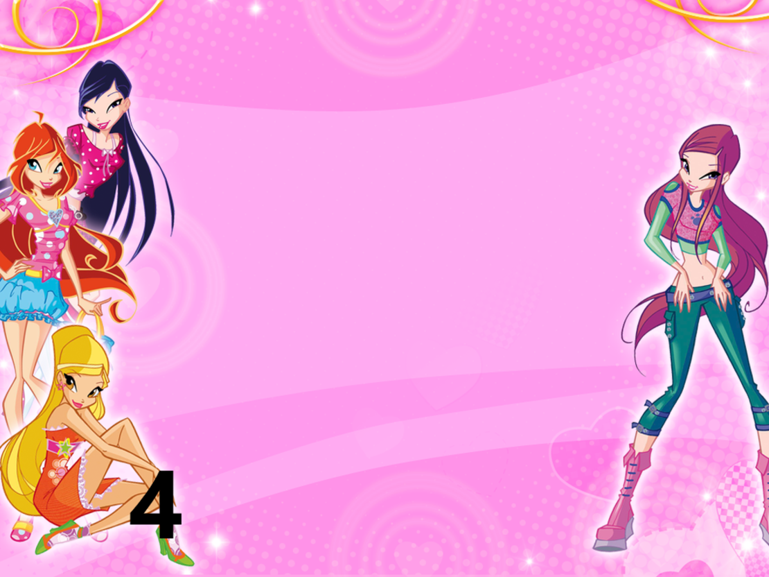 Картонена торта  Клуб Уинкс 7 / Club WinX 7