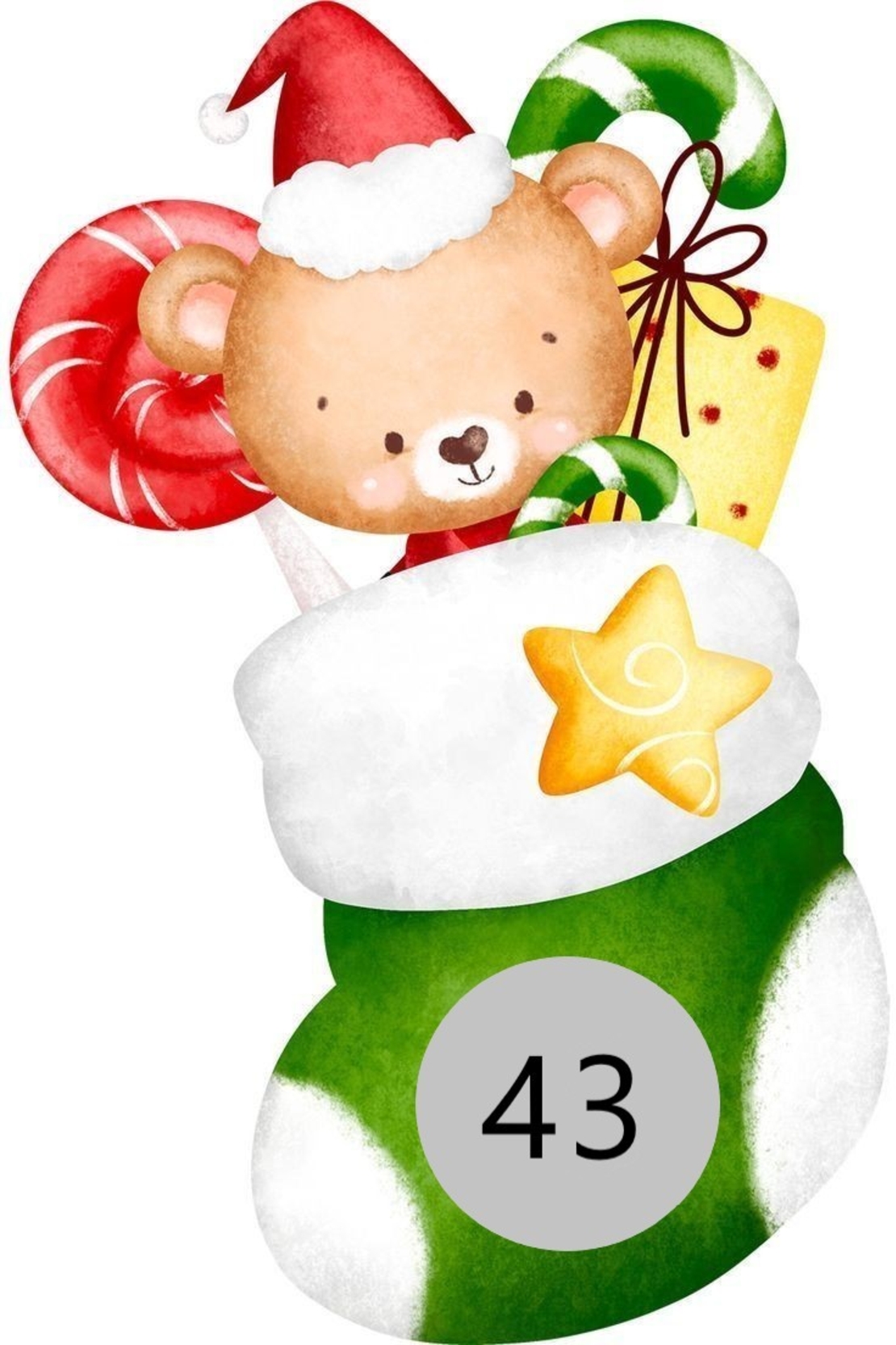 Коледни скреч късмети в кутийка - 13бр.