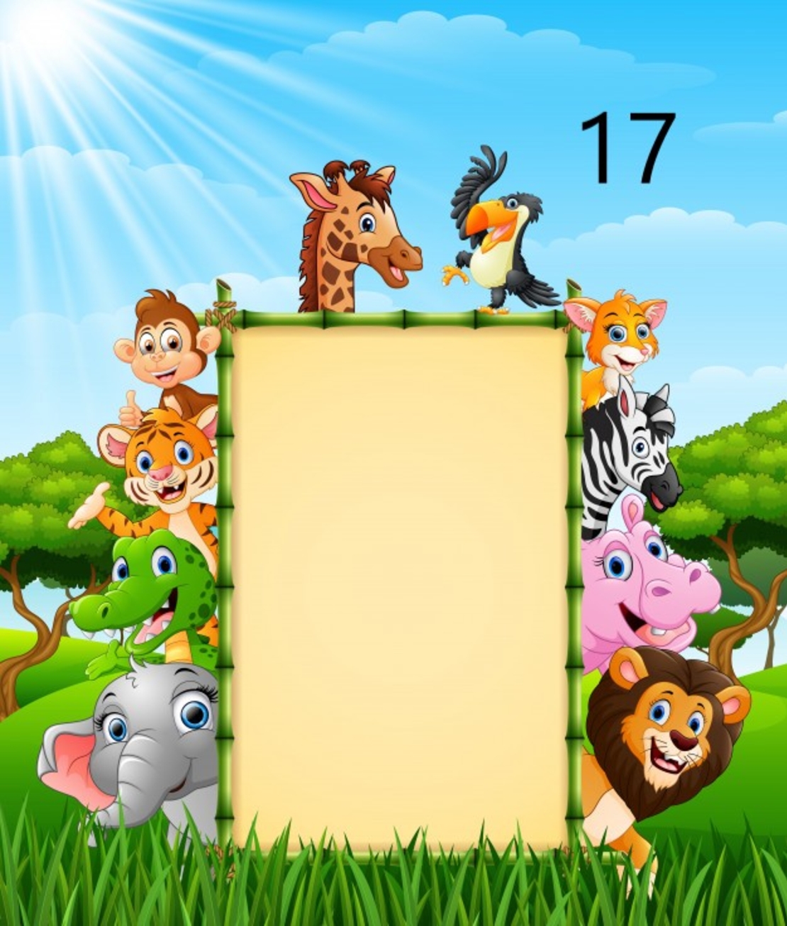 Картонена торта  САФАРИ 12 /  Safari 12