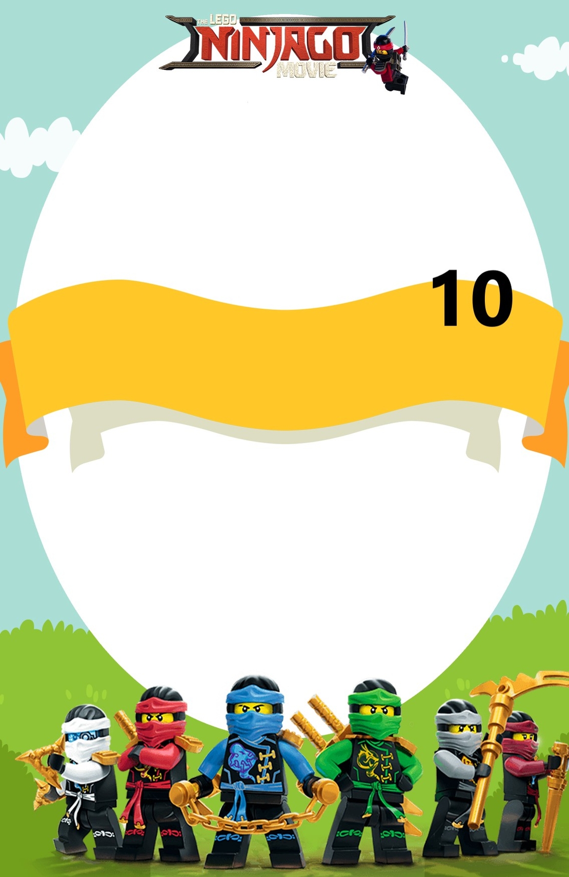 Картонена торта Нинджаго 1 / Ninjago 1