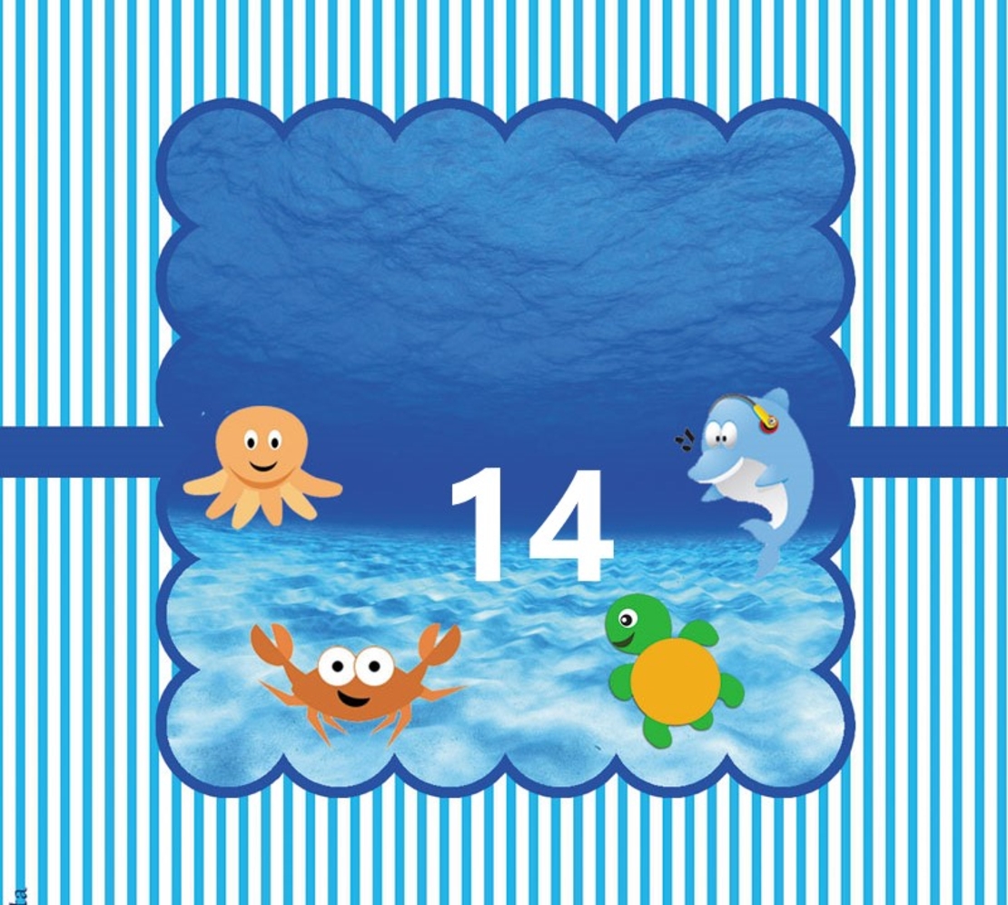 Картонена торта Морска нежност  15