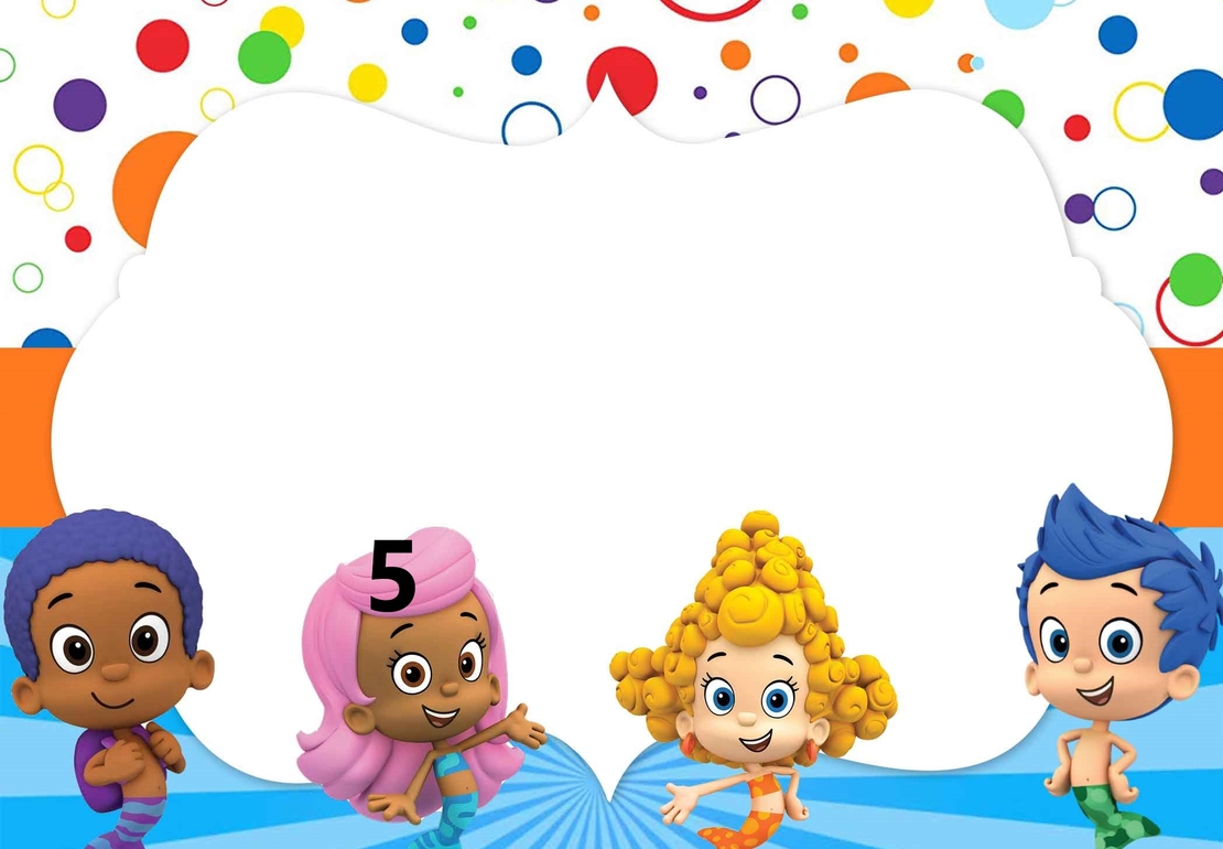 Картонена торта  РИБКИ ГУПИ  3/ Bubble Guppies 3