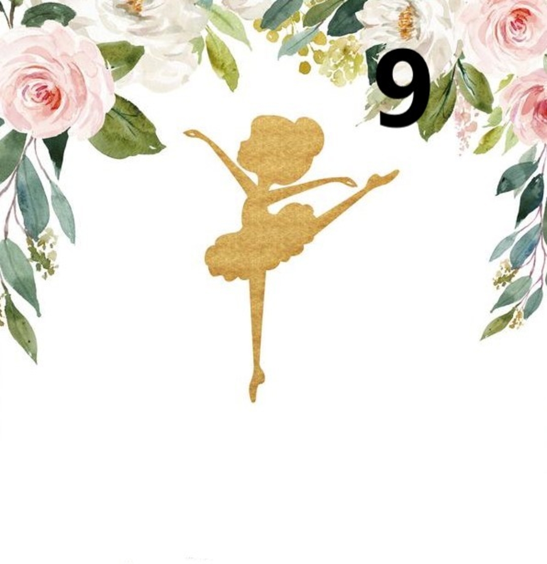 Картонена торта Балерини 5