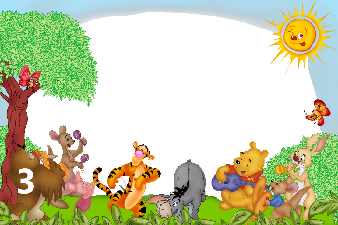 Картонена торта Мечо Пух 5