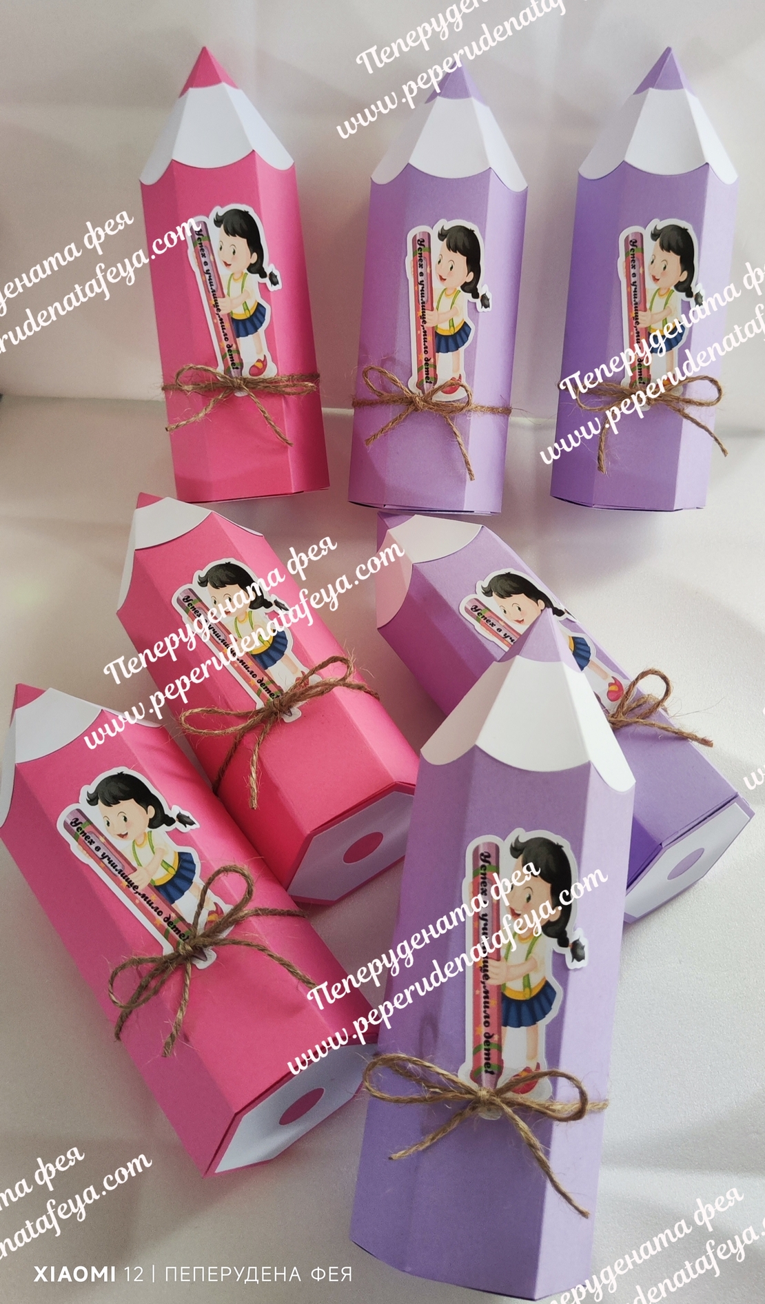 Картонен молив  с Момиченце (5)