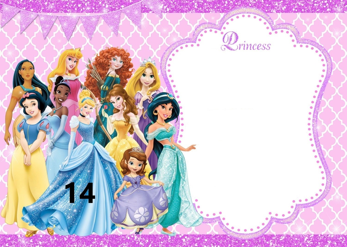 Картонена торта Дисни принцеси / Disney Princess