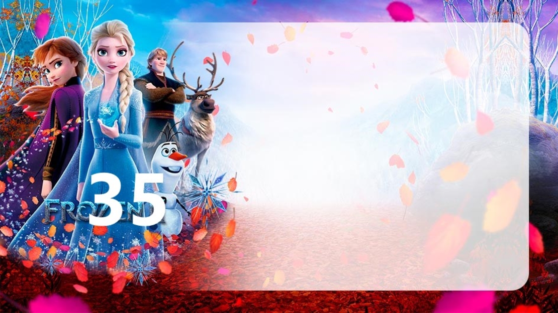 Картонена торта Замръзналото кралство 18 / FROZEN 18