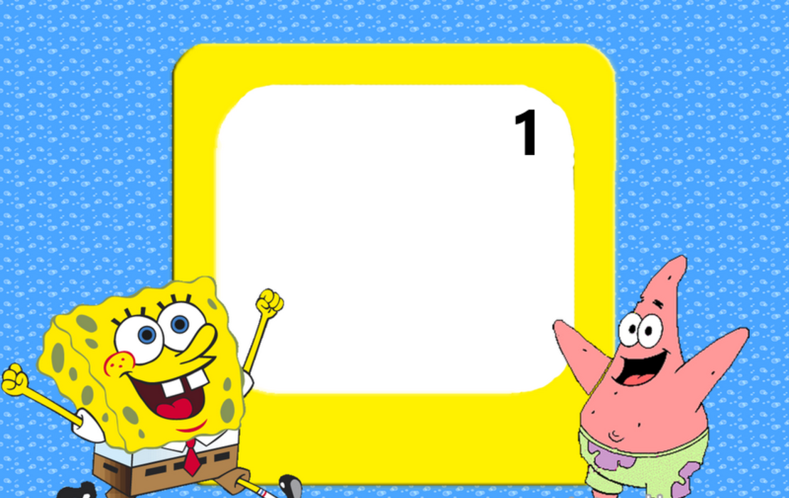 Картонена торта  СПОНДЖ БОБ 3 / SPONGE BOB 3