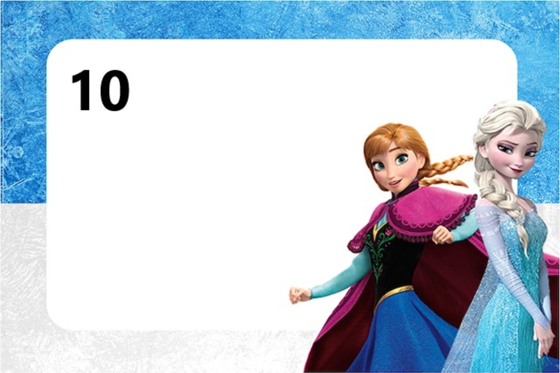 Картонена торта Замръзналото кралство 18 / FROZEN 18