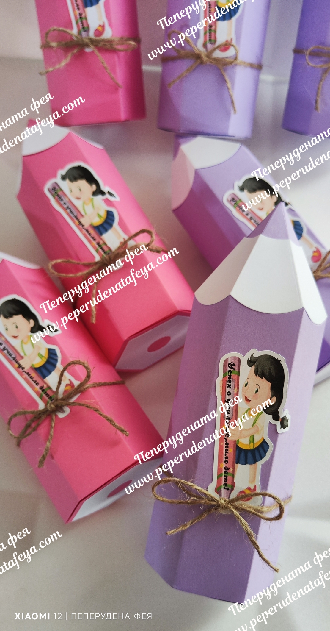 Картонен молив  с Момиченце (5)