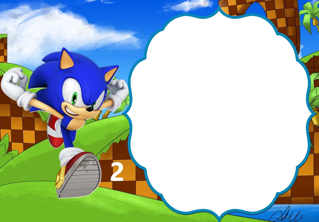 Картонена торта  СОНИК 3 / Sonic 3