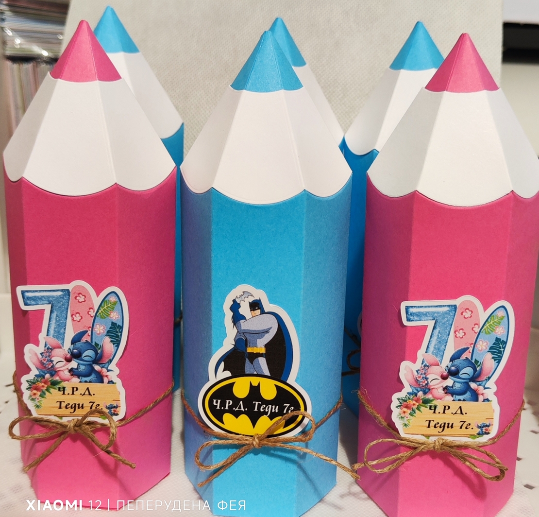 Картонен молив Стич / тематичен/