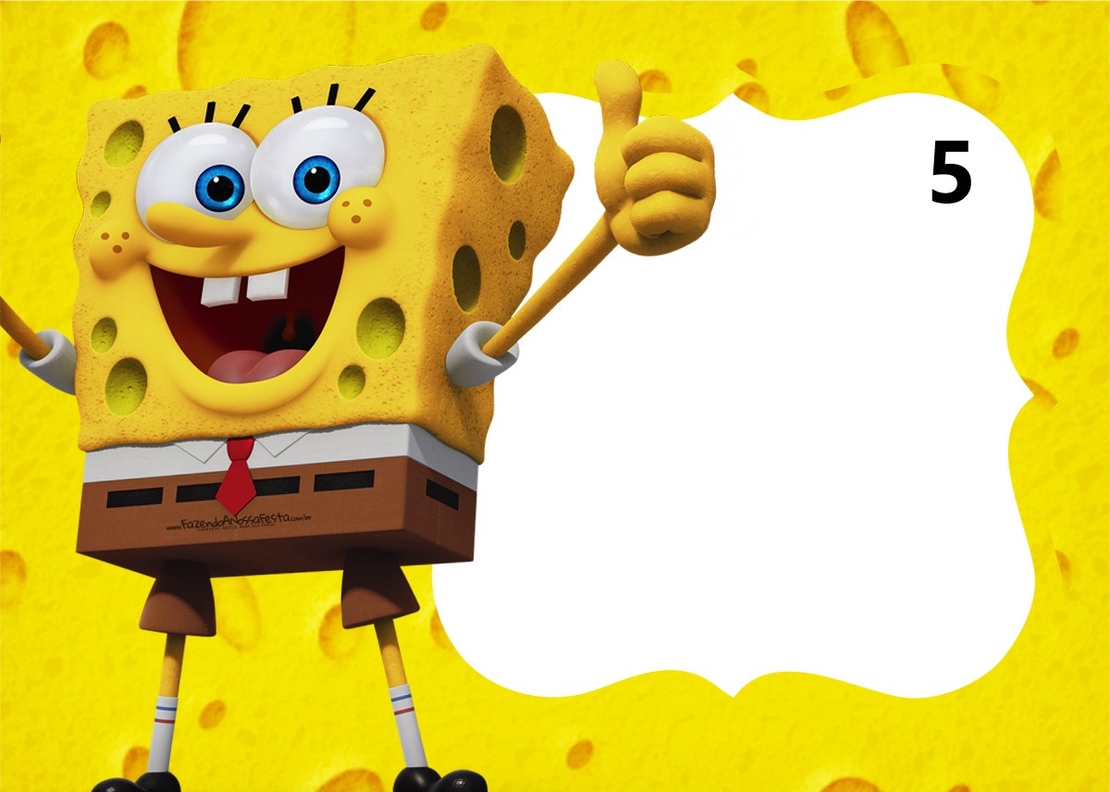 Картонена торта  СПОНДЖ БОБ 3 / SPONGE BOB 3