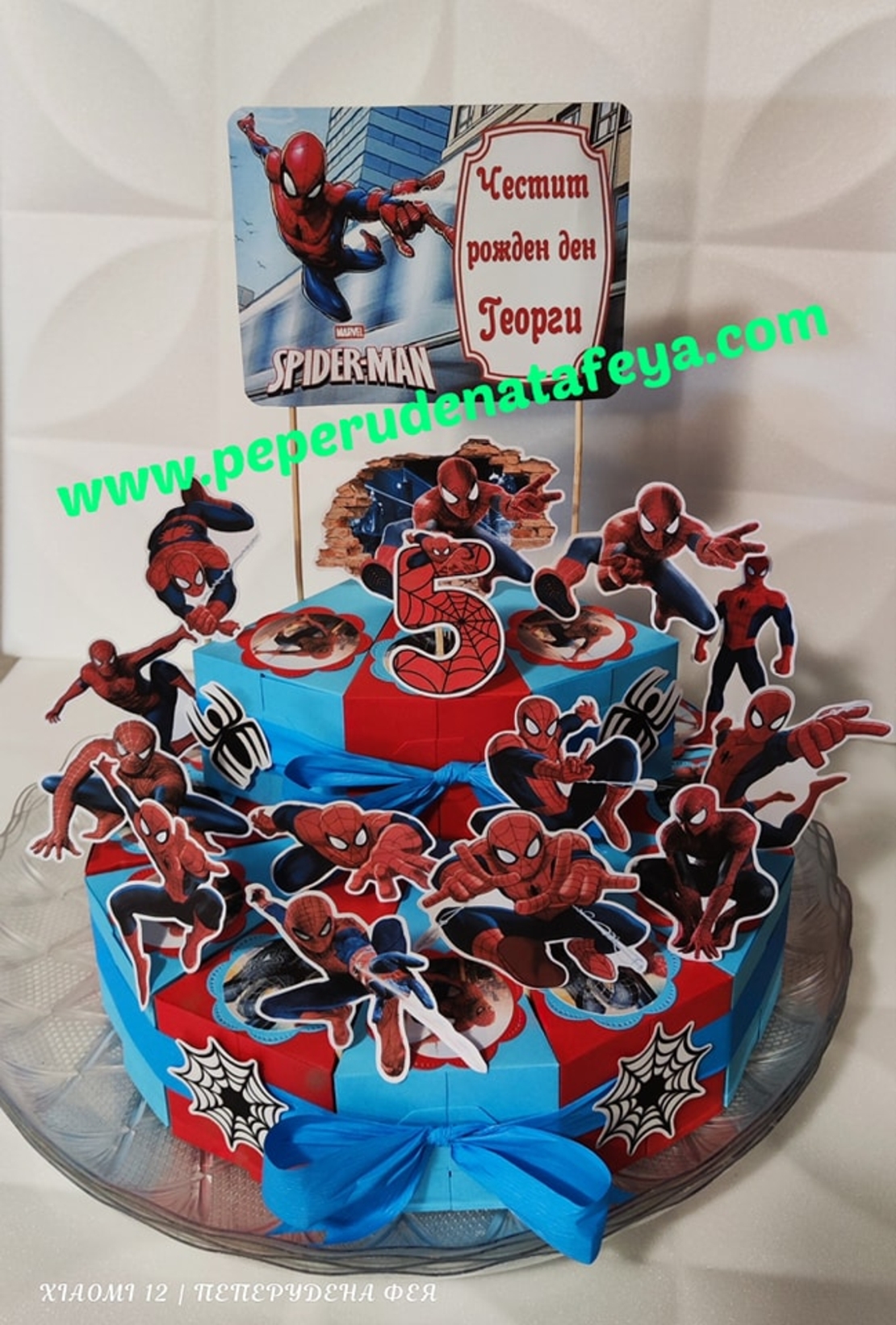 Картонена торта  СПАЙДЪРМЕН  2 / Spiderman 2