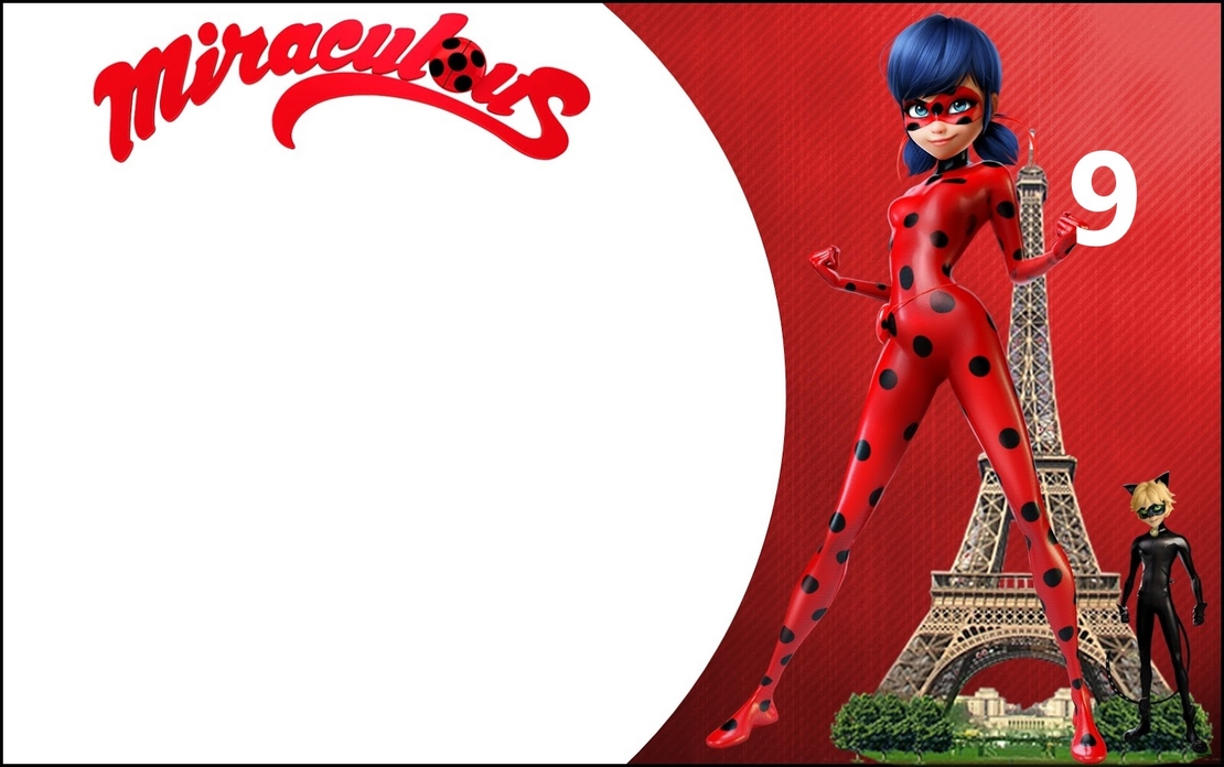 Картонена торта  Калинката и черният котарак 12 / Miraculous  12