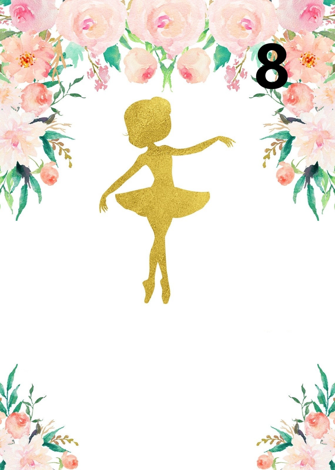 Картонена торта Балерини 5