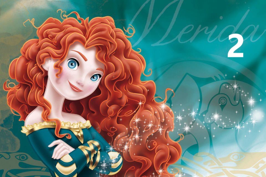 Картонена торта  ПРИНЦЕСА МЕРИДА  / Princes Merida