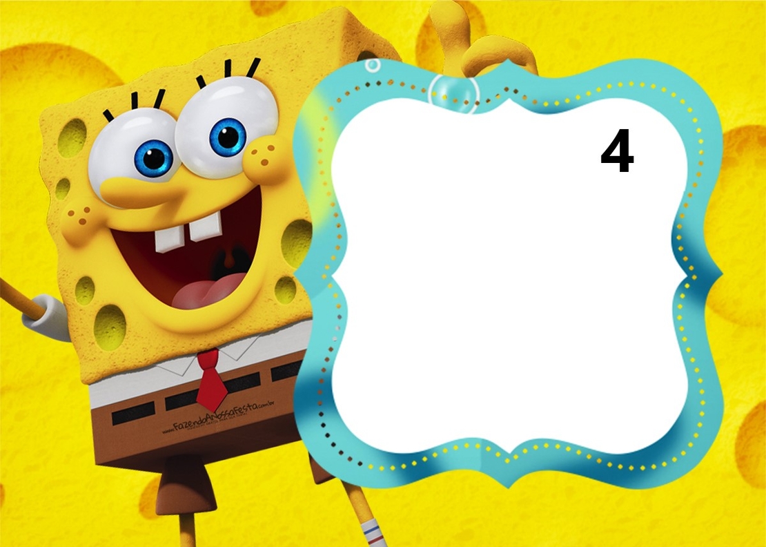 Картонена торта  СПОНДЖ БОБ 3 / SPONGE BOB 3