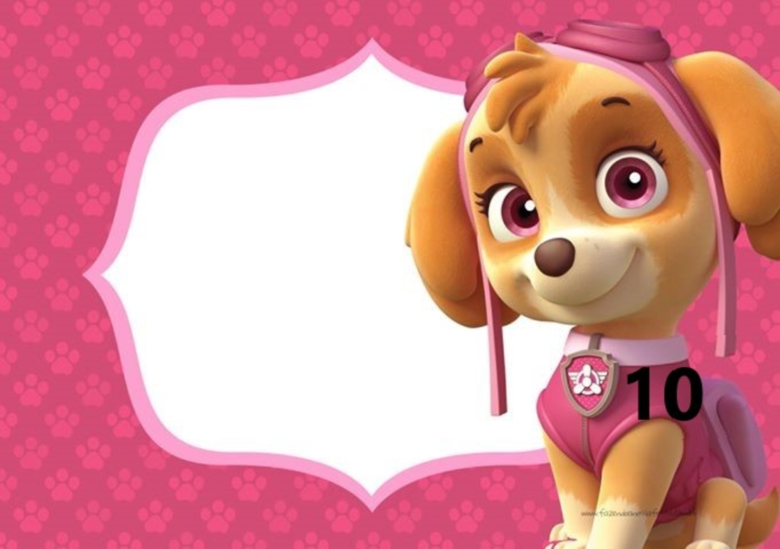 Картонена торта ПЕС ПАТРУЛ СКАЙ И ЕВЕРЕСТ 10 /  Paw Patrol Skye 10