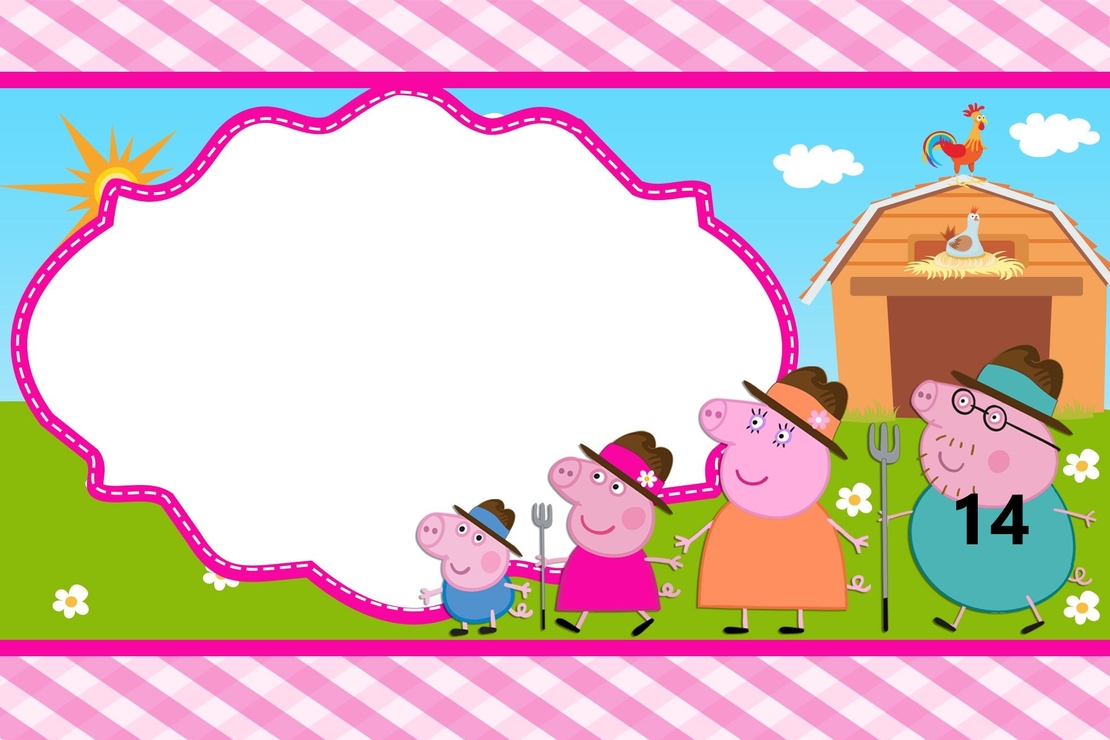 Картонена торта  ПРАСЕНЦЕТО ПЕПА  20 /  Peppa Pig 20