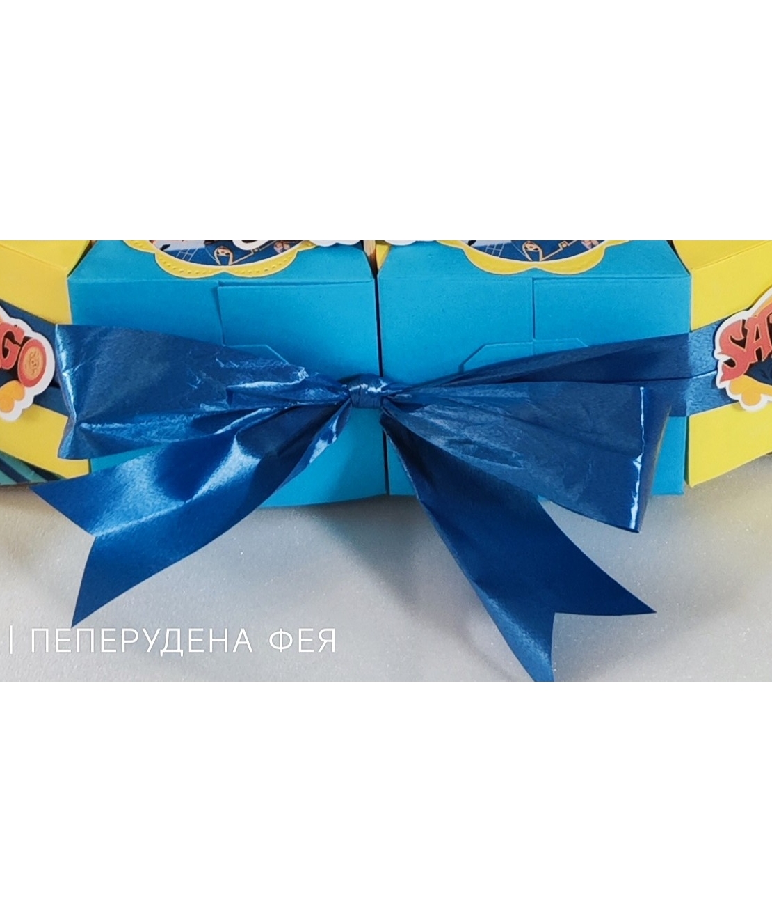 Картонена торта  ROBLOX 10 / Роблокс 10