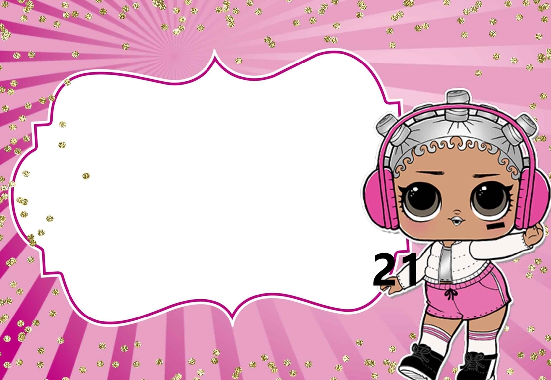 Картонена торта Куклите Лол 4 / L.O.L