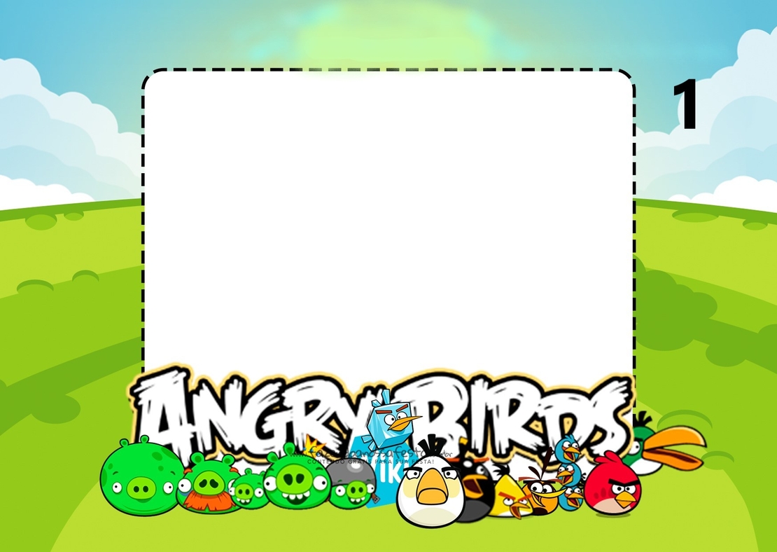 Картонена торта Енгри Бърдс 2 / Angry Birds 2