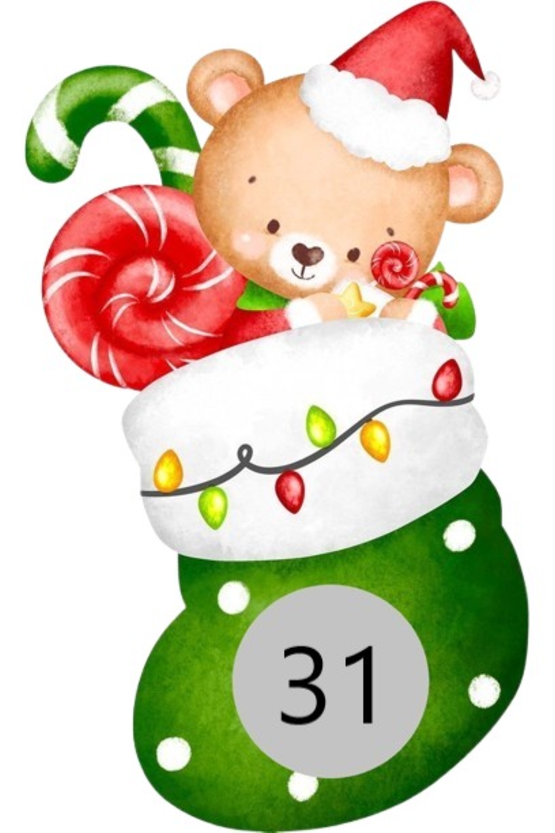 Коледни скреч късмети в кутийка - 13бр.