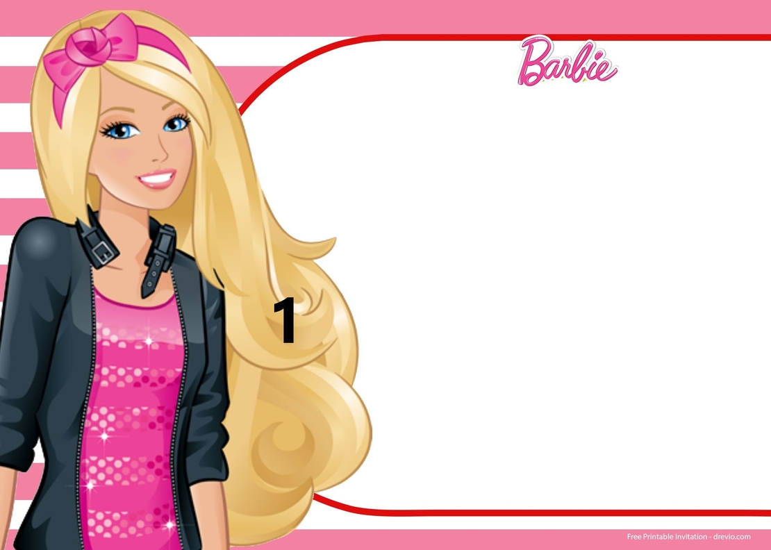 Картонена торта Барби 8 / Barbie 8