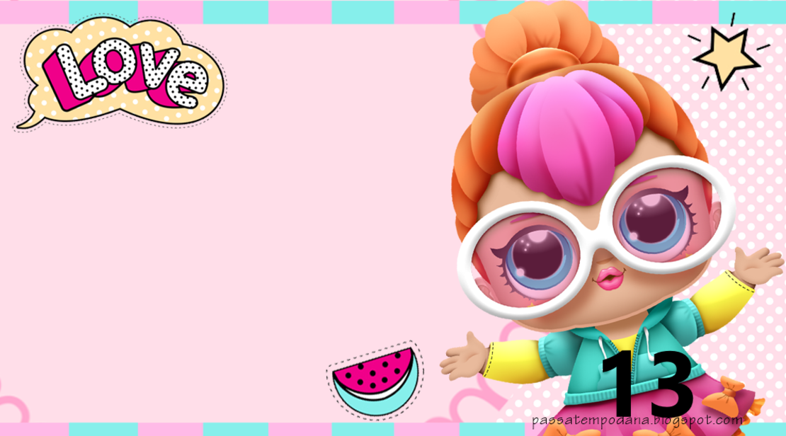 Картонена торта Куклите Лол 4 / L.O.L