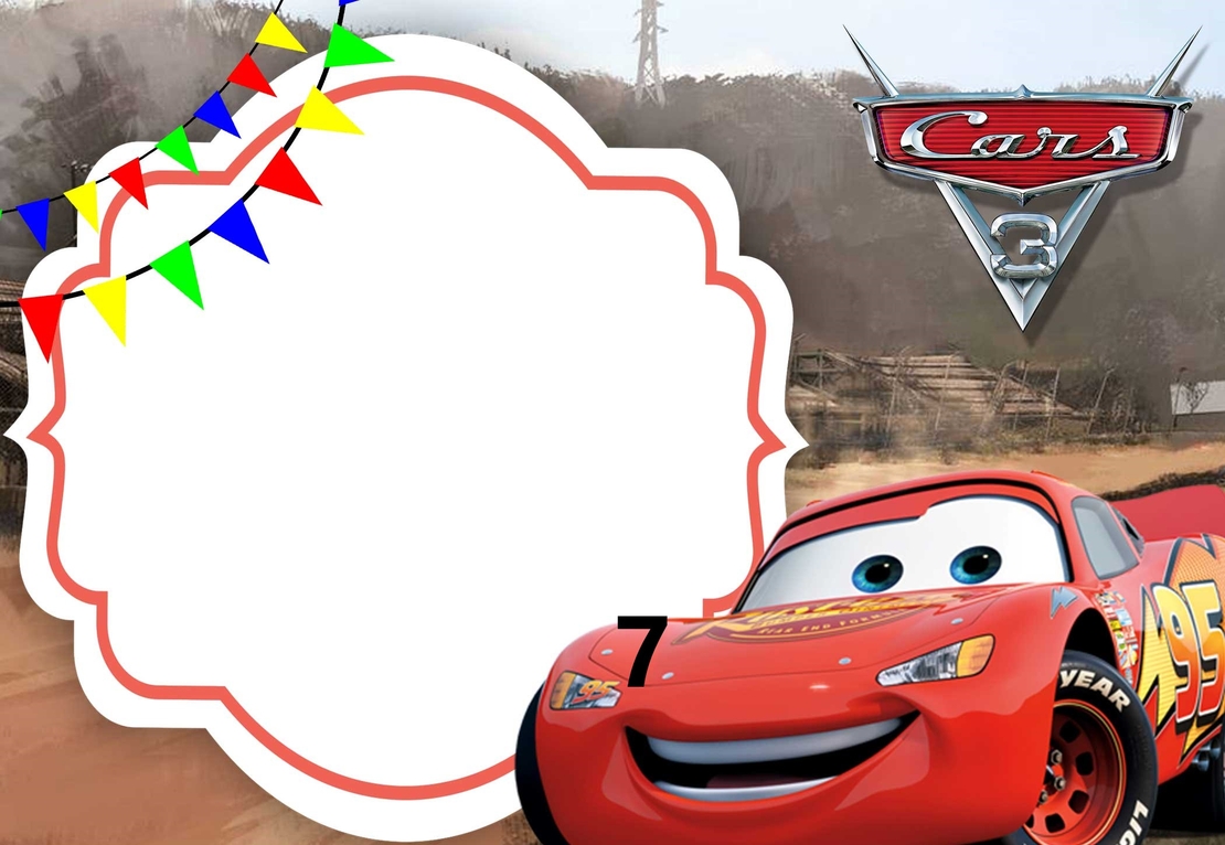 Картонена торта Маккуин 14 / Mcqueen 14