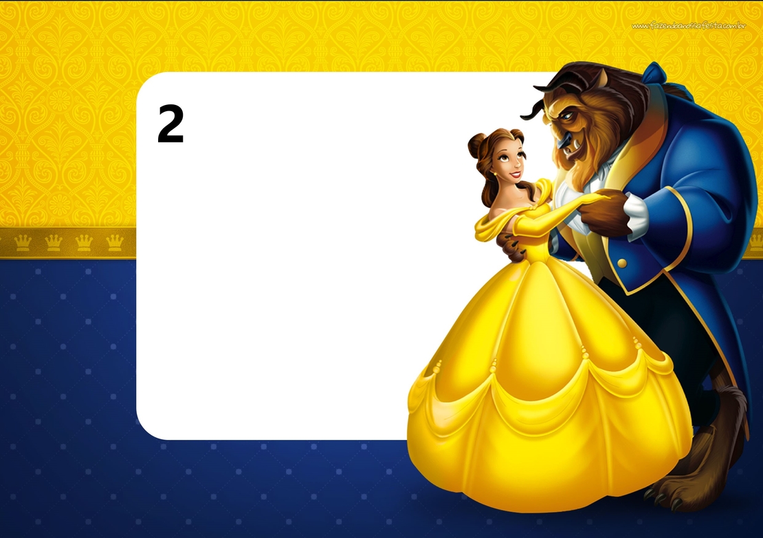 Картонена торта Красавицата и звяра 8