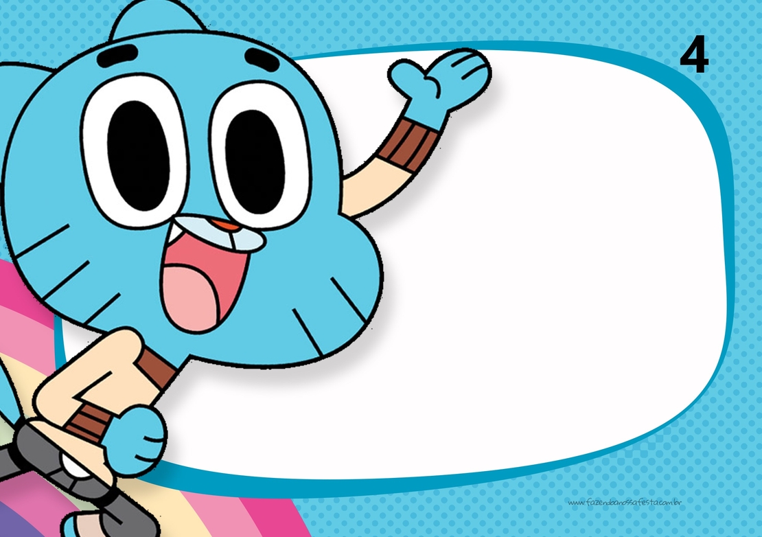 Картонена торта Гъмбол 1 / Gumball 1