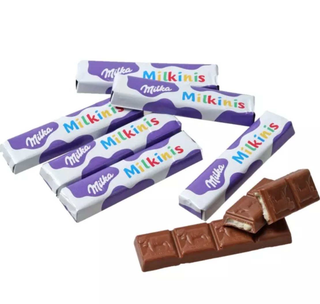 Шоколадово блокче с млечен крем Milkinis ( MILKA)