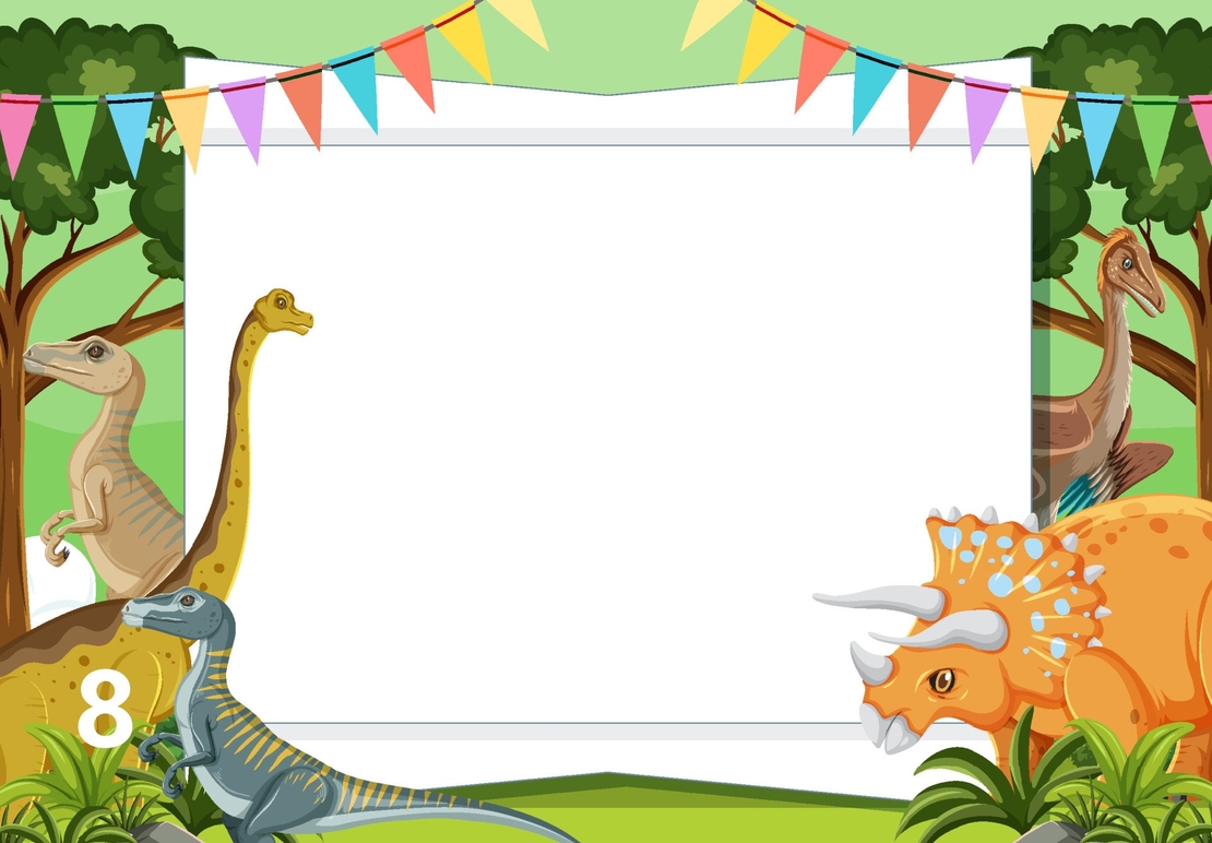 Картонена торта Динозавърчета 2