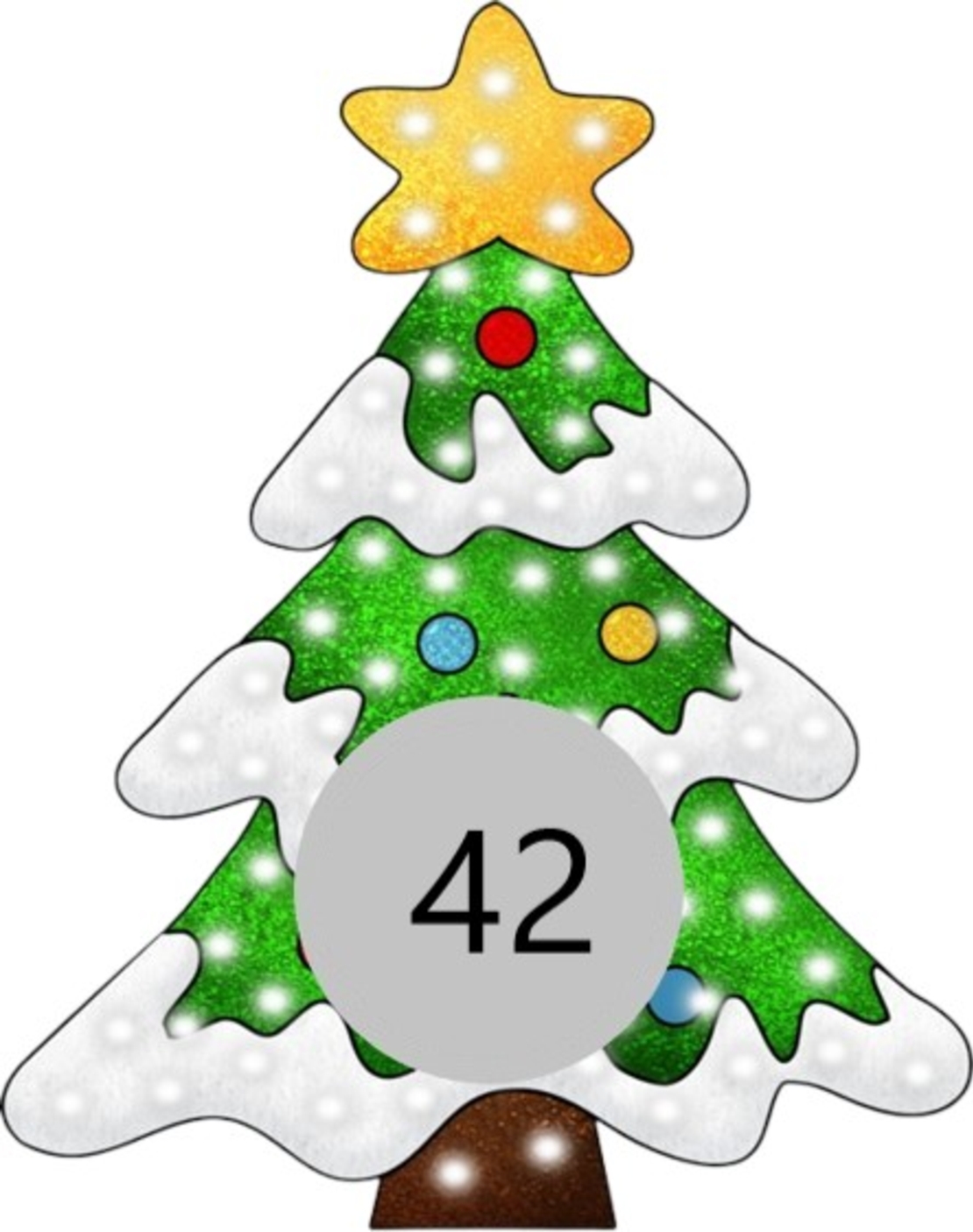 Коледни скреч късмети в кутийка - 13бр.